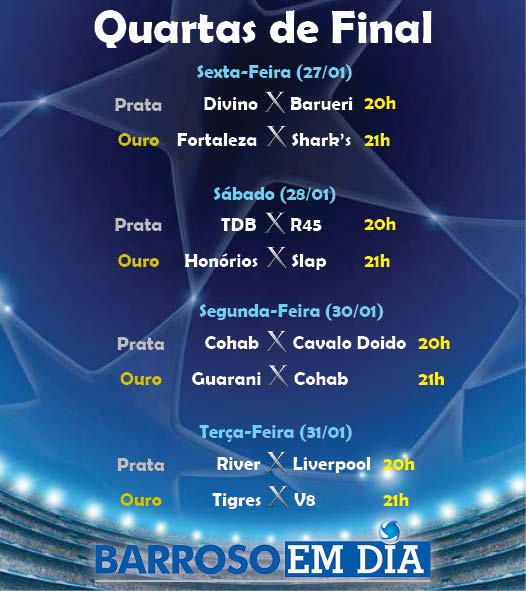 QUARTAS DE FINAIS TACA PRTA 2017 - GERAL