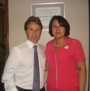 Luiz Fernando e Eika Oka de Melo