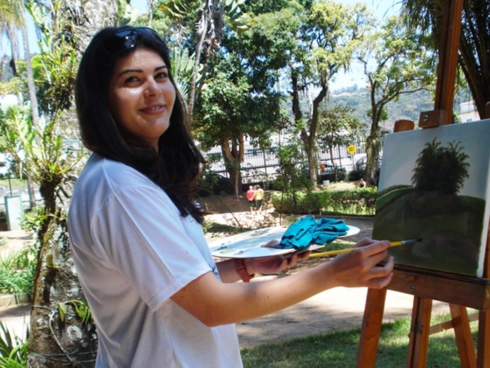 A artista Marcillene Ladeira. Foto: Confraria de Arte